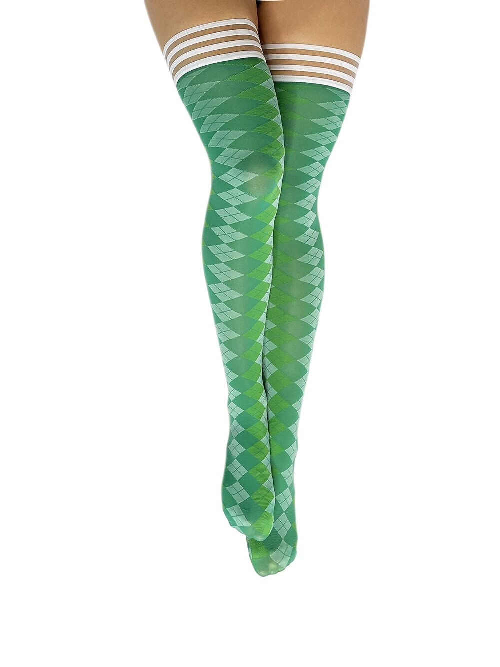 9534 Thigh Highs | Thigh High Stockings with No Slip Grip Stay Ups Thigh